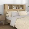 Image de Armoire De Tête De Lit Chêne Sonoma 140x18,5x104,5 Cm Vidaxl