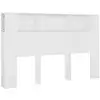 Image de Vidaxl armoire de tête de lit blanc 160x18,5x104,5 cm