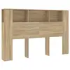 Image de Vidaxl armoire de tête de lit chêne sonoma 160x18,5x104,5 cm
