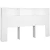 Image de Vidaxl armoire de tête de lit blanc 180x18,5x104,5 cm