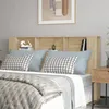 Image de vidaXL Armoire de Tête de Lit Murale Meuble de Chambre à Coucher Tête de Lit avec Rangement Accessoire de Lit Intérieur 811946