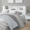Image de vidaXL Armoire de tête de lit Blanc 200x185x1045 cm 811952