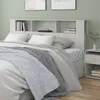 Image de Armoire De Tête De Lit Gris Béton 200x18,5x104,5 Cm Vidaxl