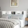 Image de vidaXL Armoire de tête de lit Blanc 220x185x1045 cm 811961