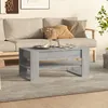 Image de vidaXL Table basse Sonoma gris 102x55x45 cm Bois dingénierie 816929