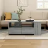 Image de Table Basse Sonoma Gris 102x55x42 Cm Bois D'ingénierie Vidaxl