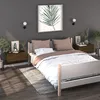 Image de Tables De Chevet Murales 2 Pcs Chêne Marron Vidaxl