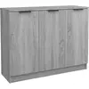 Image de Buffet Sonoma Gris 90,5x30x70 Cm Bois D'ingénierie Vidaxl