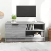 Image de vidaXL Meuble TV Sonoma gris 80x35x365 cm Bois dingénierie 817119