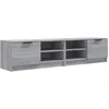 Image de Meubles Tv 2 Pcs Sonoma Gris 80x35x36,5 Cm Bois D'ingénierie Vidaxl