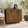 Image de Table Basse Chêne Fumé 51x50x45 Cm Bois D'ingénierie Vidaxl