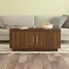 Image de Table Basse Chêne Marron 102x50x45 Cm Bois D'ingénierie Vidaxl