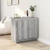 Image de 817235 vidaXL Buffet Sonoma gris 80x40x75 cm Bois dingénierie