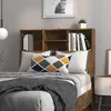 Image de Armoire De Tête De Lit Chêne Fumé 100x19x103,5 Cm Vidaxl