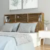 Image de Armoire De Tête De Lit Chêne Fumé 160x19x103,5 Cm Vidaxl