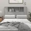 Image de Armoire De Tête De Lit Sonoma Gris 120x18,5x102,5 Cm Vidaxl