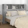 Image de vidaXL Armoire de Tête de Lit Murale Meuble de Chambre à Coucher Tête de Lit avec Rangement Accessoire de Lit Double Sonoma 817274