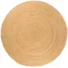 Image de Tapis Jute Tressé 180 Cm Rond Vidaxl