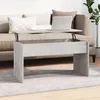 Image de vidaXL Table basse Gris béton 102x50 5x52 5 cm Bois dingénierie 809633