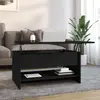 Image de Table Basse Noir 80x50x40 Cm Bois D'ingénierie Vidaxl