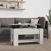 Image de vidaXL Table basse Gris béton 101x49x52 cm Bois dingénierie 809705