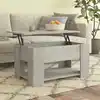 Image de Table Basse Gris Béton 79x49x41 Cm Bois D'ingénierie Vidaxl