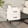 Image de Table De Chevet Blanc 40x35x47,5 Cm Vidaxl