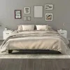 Image de Tables De Chevet 2 Pcs Blanc 40x35x47,5 Cm Vidaxl