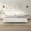 Image de Tables De Chevet 2 Pcs Blanc 40x35x47 Cm Vidaxl