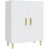 Image de Vidaxl buffet blanc 70x34x90 cm bois d'ingénierie