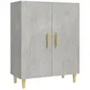 Image de Buffet Gris Béton 70x34x90 Cm Bois D'ingénierie Vidaxl