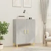 Image de 812100 vidaXL Buffet Gris béton 70x34x90 cm Bois dingénierie