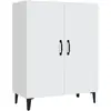 Image de Vidaxl buffet blanc 70x34x90 cm bois d'ingénierie