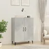 Image de 812109 vidaXL Buffet Gris béton 70x34x90 cm Bois dingénierie