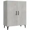 Image de Vidaxl buffet gris béton 70x34x90 cm bois d'ingénierie