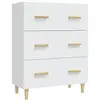 Image de Vidaxl buffet blanc 70x34x90 cm bois d'ingénierie