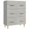 Image de Vidaxl buffet gris béton 70x34x90 cm bois d'ingénierie