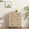 Image de Buffet Chêne Sonoma 69,5x34x90 Cm Bois D'ingénierie Vidaxl