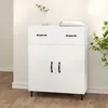 Image de 812195 vidaXL Buffet Blanc 695x34x90 cm Bois dingénierie
