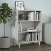 Image de 812244 vidaXL Buffet Gris béton 695x325x90 cm Bois dingénierie