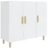 Image de Vidaxl buffet blanc 90x34x80 cm bois d'ingénierie