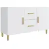 Image de Vidaxl buffet blanc 100x36x60 cm bois d'ingénierie