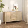Image de 812513 vidaXL Buffet Chêne sonoma 100x36x60 cm Bois dingénierie