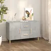 Image de Buffet Gris Béton 100x36x60 Cm Bois D'ingénierie Vidaxl