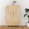 Image de Buffet Haut Chêne Sonoma 70x31x115 Cm Bois D'ingénierie Vidaxl