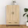 Image de Buffet Haut Chêne Sonoma 70x31x115 Cm Bois D'ingénierie Vidaxl