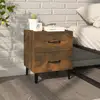 Image de Table De Chevet Chêne Fumé 40x35x47,5 Cm Vidaxl