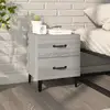 Image de Table De Chevet Sonoma Gris 40x35x47,5 Cm Vidaxl