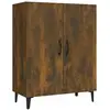Image de Vidaxl buffet chêne fumé 70x34x90 cm bois d'ingénierie