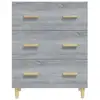 Image de Vidaxl buffet sonoma gris 70x34x90 cm bois d'ingénierie
